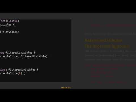 Optimal Refactor for Divisibles from a Map in Go