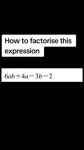 How to factorise the expression #factorizacion #algebra #math #maths