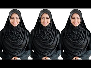 DIY!!! How to cut and sew stylish front pleated hijab| instant hijab tutorial