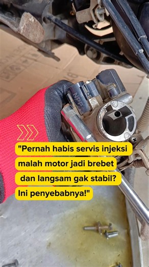penyebab honda beat fi brebet #shorts