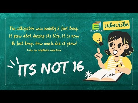 Framing Algebraic Equations | Easy Math Tutorial for Beginners