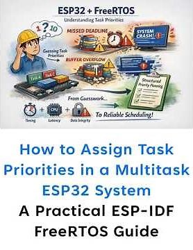 How to Assign Task Priorities in a Multitask ESP32 System A Practical ESP IDF FreeRTOS Guide