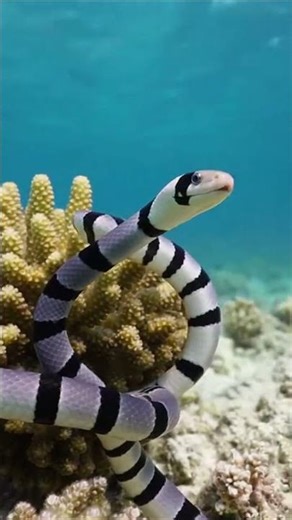 Journey Beneath the Waves Encountering the Elusive Sea Snake 🐍
