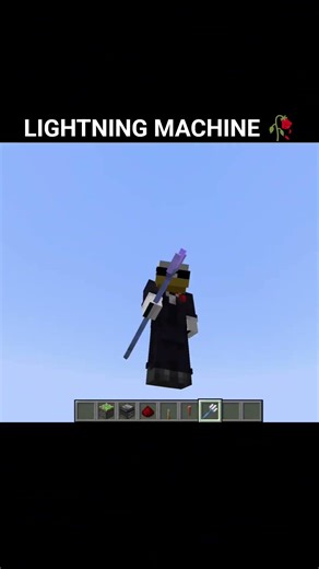 LIGHTNING MACHINE IN MINECRAFT 🤯 #minecraft #shorts
