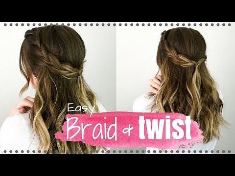 EASY Half-up Hairstyle || Hazel Darling