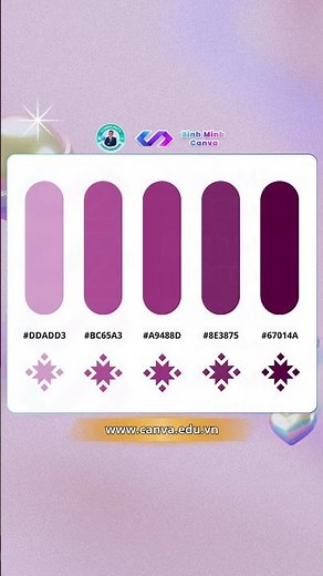 🌻🌸 Khám phá bảng mã màu TÍM PASTEL - Sắc màu nhẹ nhàng, tinh tế 🌸🌻