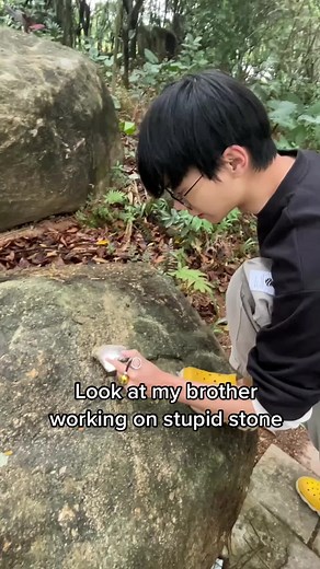 Poor brother#crystaltiktok #crystals #rock #stone | stone