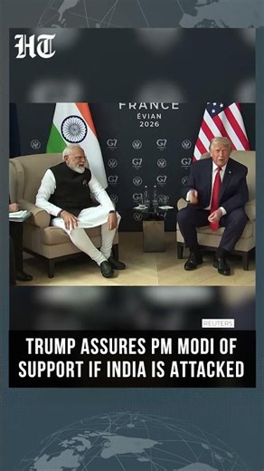 Trump Assures PM Modi of U.S. Support in Event of Attack on India | #shorts