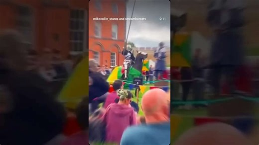 streamhorse: medieval jousting at lincoln castle: england vs australia