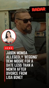 47K views · 343 reactions | Aquaman star #JasonMomoa reportedly looks ready to take the plunge with #DemiMoore after the two rubbed elbows at a recent event. Click the link in our bio for details. (: MEGA) | Radar Online | Facebook