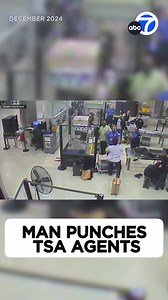 Wild: Newly released video shows the moment TSA agents were attacked at Miami International Airport. | ABC7