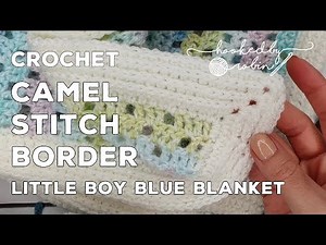 Crochet Camel Stitch Border | Great for Beginners (& Fast!)