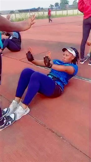 Grab your partner let's do sit up exercise.. #lifestyle #motivation #fitnessgoals #situps | Chinwe McDonald Okoli