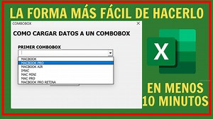 👉 Click para Aprender a como Cargar Datos a un COMBOBOX en Excel Fácil | Conociendo Excel