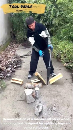 Manual Slide Action Wood Splitter