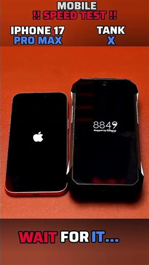 ⚡😱 TANK X VS IPHONE 17 PRO MAX SPEED TEST!!