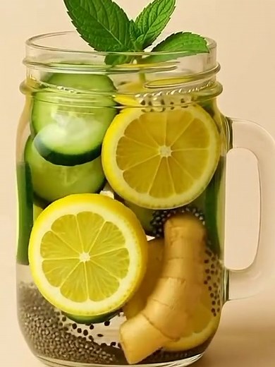 This Flat Tummy Night Detox Water is a refreshing, hydrating beverage designed to be enjoyed in the evening. While it won’t magically burn fat overnight, drinking this water before bed can encourage better hydration, curb late-night cravings, and complement a healthy lifestyle. Full recipe in First Comment | Mediterranean Diet & Recipes For Beginners