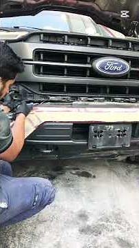 How to remove Ford F150 2020 show grill and bumper #automobile #cars #luxuryautomobiles #youtub