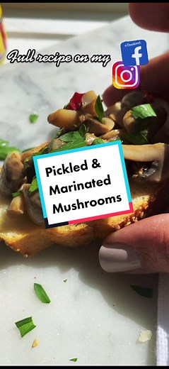 Easy Italian Pickled and Marinated Mushrooms Recipe