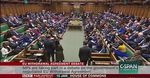 Theresa May Faces No-Confidence Vote After Defeat on Brexit Deal