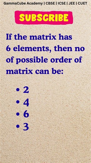 If You Know This, Matrices Is DONE ✅ #maths #exam #mathstricks