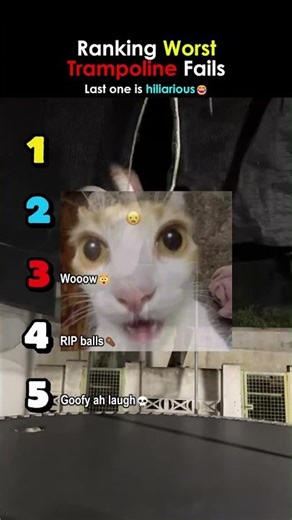 Ranking the WORST trampoline fails😭💔#fails #funny #trampoline #shorts #foryou #fyp #foryoupage #top5
