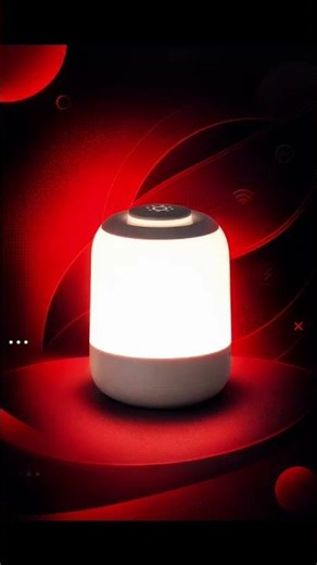 Modern Smart Touch Control Bedside Lamp - Elegant Red Glow Night Light for Home Decor Natha Fashion