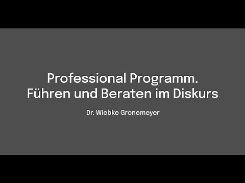 Metaplan Professional Programm. Führen und Beraten im Diskurs