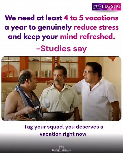 23K reactions · 70 shares | We really need 4 to 5 vacations a year to stay stress-free and mentally refreshed… so yes, planning the next trip is self-care ✈️ #TravelTherapy #MentalHealthMatters #TakeABreak #TravelMoreStressLess #VacationMode #ExploreMore #TravelAddict #Wanderlust #LifeIsShortTravelOften #LegsgoHolidays #TravelBeyondBoundaries | LegsgoOfficial | Facebook