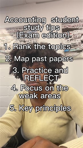 Study Tips for Accounting Students: Ranking, Pass Papers, Reflection
