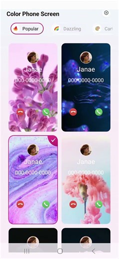 Color Phone Screen