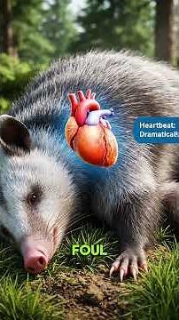 Why Opossums “Play Dead” 😵 (It’s Not Acting!) #animalfacts #shorts