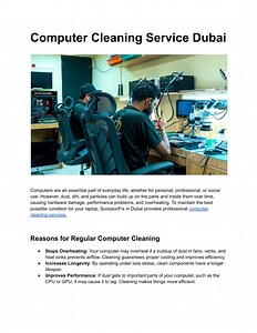 Computer Cleaning Service Dubai - SlideServe