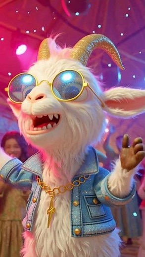 Dancing Goat #ai #cartoon #shorts