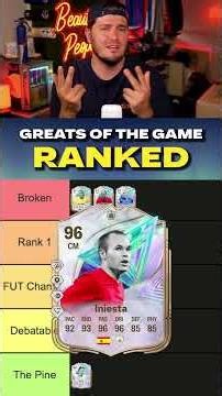 Ranking GREATS OF THE GAME ICONS on FC 26! 🔥 #fc26