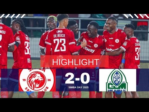 HIGHLIGHTS |SIMBA SC 2-0 GOR MAHIA|SIMBA DYA 2025 |MR.DEE AFRICA