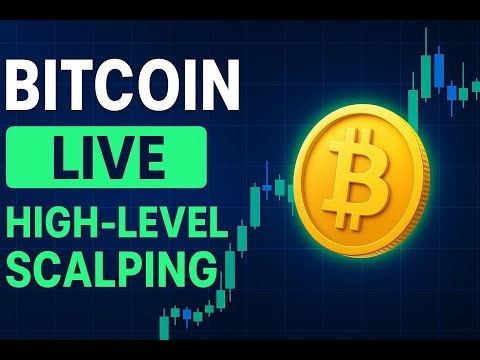 Bitcoin LIVE ⚡ High-Level Scalping | Real-Time BTC/USD #CryptoTrading #LiveScalping #BTC #Da