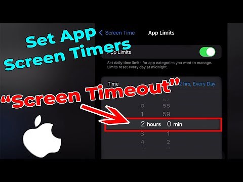 How to Set App Screen Time Limits on iPhone