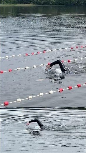 Swimming with hand paddles | open water swimming | freestyle | swim practice | learn to swim