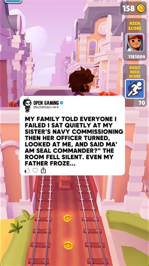 MY FAMILY TOLD EVERYONE I FAILED I SAT QUIETLY AT MY SISTER'S NAVY COMMISSIONING THEN HER OFFICER TURNED, LOOKED AT ME, AND SAID MA'AM SEAL COMMANDER?" THE ROOM FELL SILENT. EVEN MY FATHER FROZE... #storytelling #storytime #redditstories #subwaysurfs #redditreadings #engagingstories #redditstorytime | Open Gaming