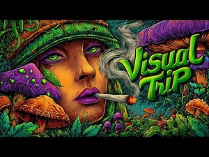 Psy Dub Visual Trip | Magic Mushroom & DMT Animation | Psychedelic Dub Mix