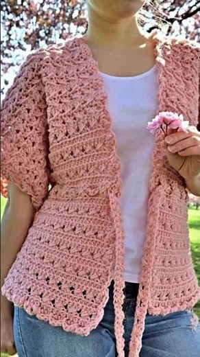 ✨ Inspiración crochet: chaquetas hermosas y fáciles