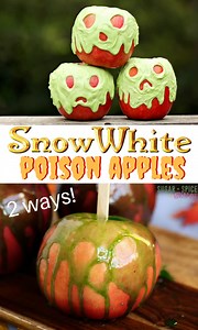 Snow White Poison Candy Apple (2 ways) with Video ⋆ Sugar, Spice and Glitter