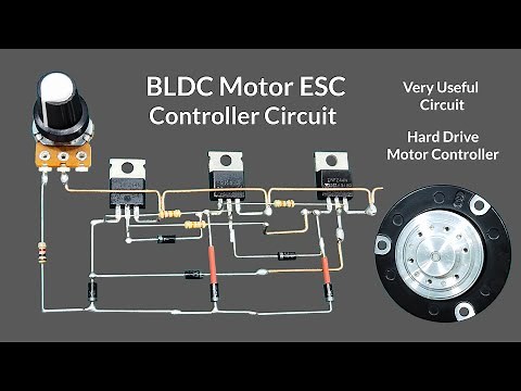 How to Make a BLDC Motor ESC Controller Circuit | DIY Electronics Tutorial