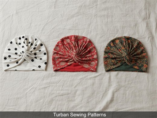 Easy Turban Hat Sewing Pattern -vintage Pattern-grandmas Classic Turban - Etsy