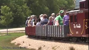 Climb aboard for Railroad Day at the Whiskey River Railroad. The railroad had all four of its 16" gauge steam locomotives under steam and in revenue service for the event. The Whiskey River Railroad is part of the Little Amerricka Amusement Park in Marshall, WI. | The Steam Channel