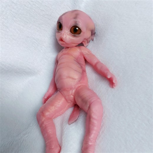 Alien Silicone Baby Doll 9 Inch (22cm) Fantasy Newborn - Etsy