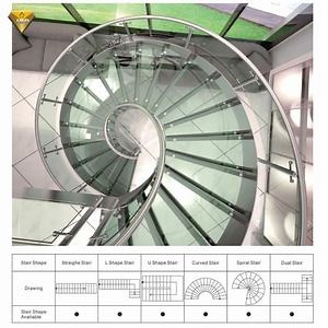 [Hot Item] Elegant Stainless Steel Swimming Pool Fence with Glass Balustrade