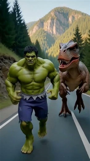 हल्क डायनासोर के बच्चे को एलियनसे बचाकर उसके मां को दिया #hulk #hulkshorts #ironman #emotional #sad