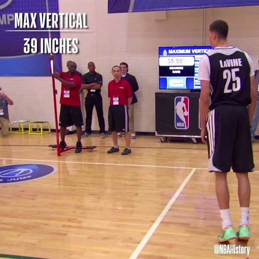 Ahead of the #NBACombine powered by Under Armour TODAY at 3pm/et on ESPN2, flash🔙 to Zach LaVine's 2014 NBA Draft Combine performance! | NBA